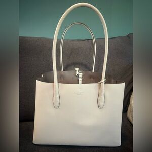 Kate Spade Ivory Leather Shoulder Bag